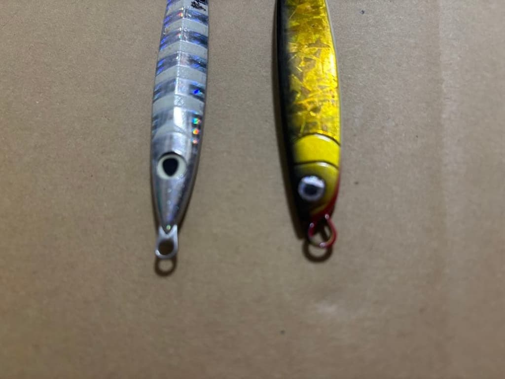 Fierce Pitch Level Hirajigura 2-Piece Set, 80g Saltwater Jigs, Used - Image 2