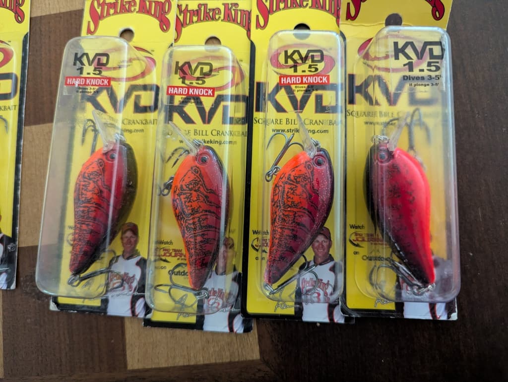 Lot 51x Strike King KVD 1.0/1.5/2.5/Pro Model 5/Splash/DAWG/Elite/Jerkbait NEW - Image 9