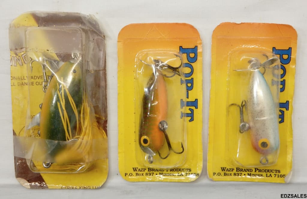 Lot of Fishing Lures - Strike King, Pop-It, Rapala, Twister, Rooster Tail - Image 2