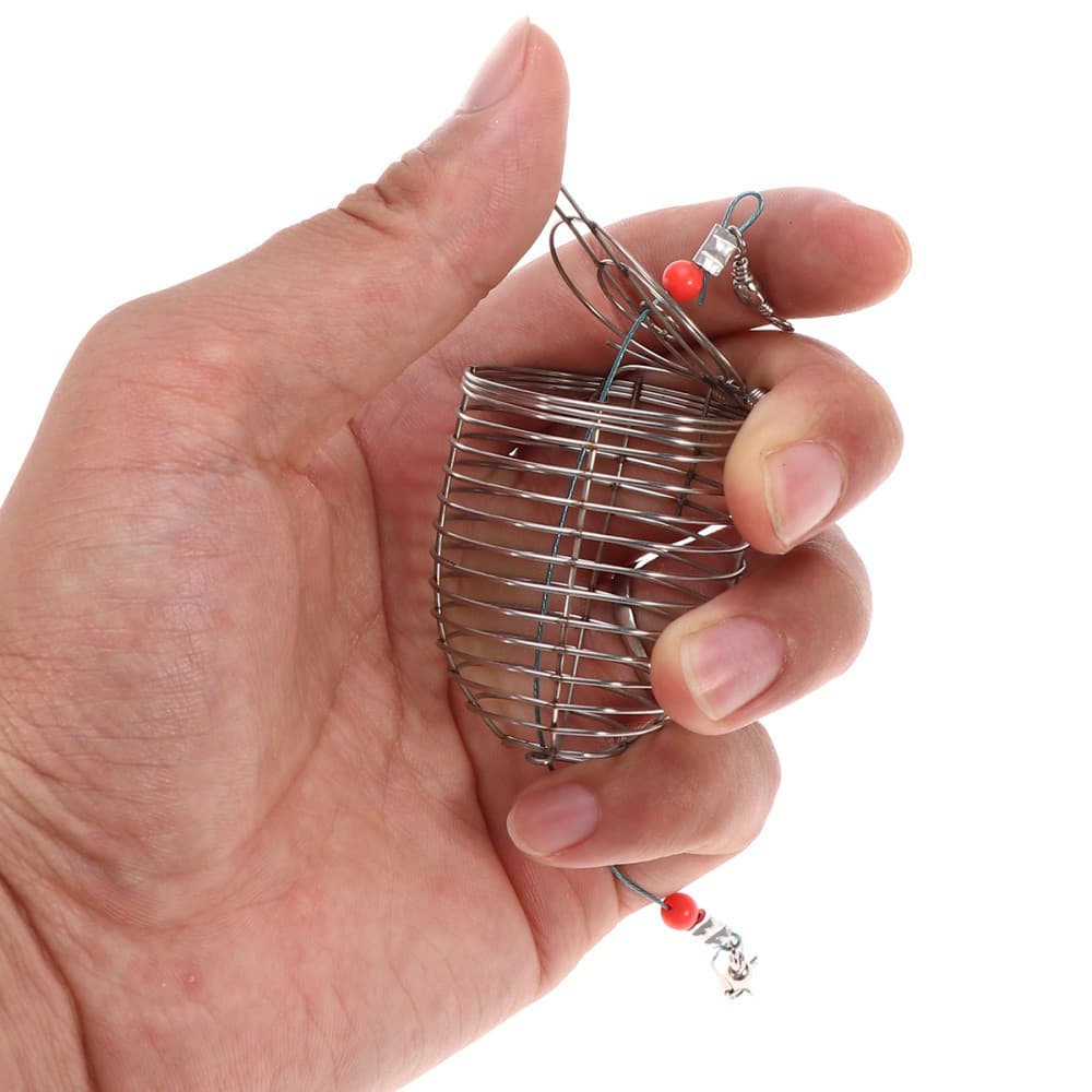 5 PCS Fishing Accessories Keeper Basket Carp Tackle Cage Feeder - Image 5