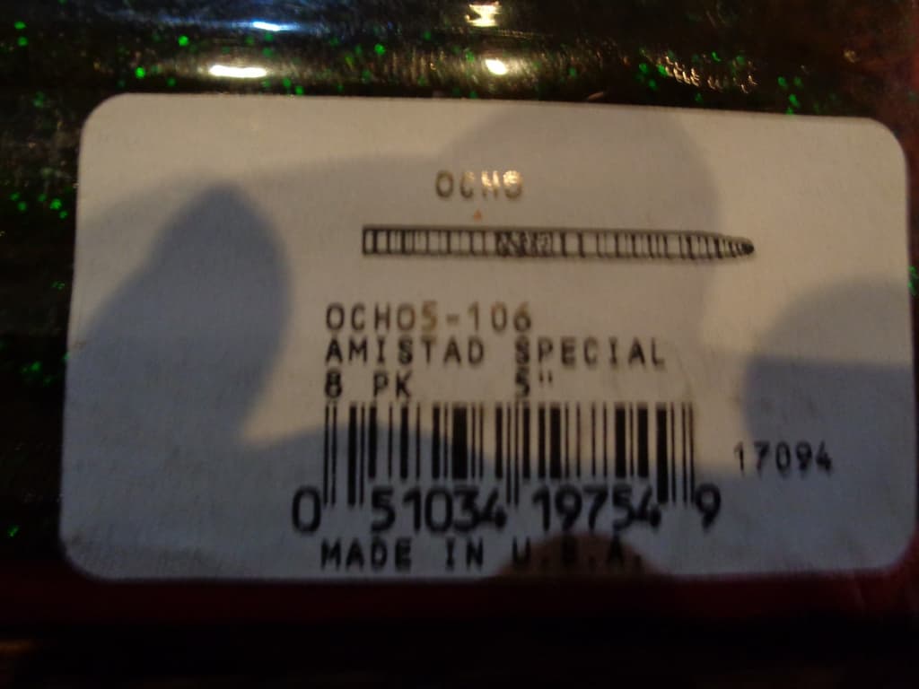 Strike King KVD Perfect Plastics Ocho, Twelve 5" 8 Packs, Twelve Colors, New - Image 4