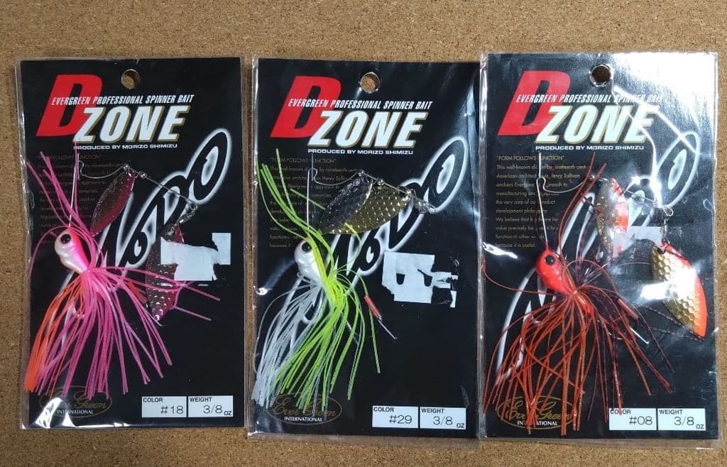 Evergreen D-Zone Spinnerbait Hard Lure Fishing Bait Set New - Image 1