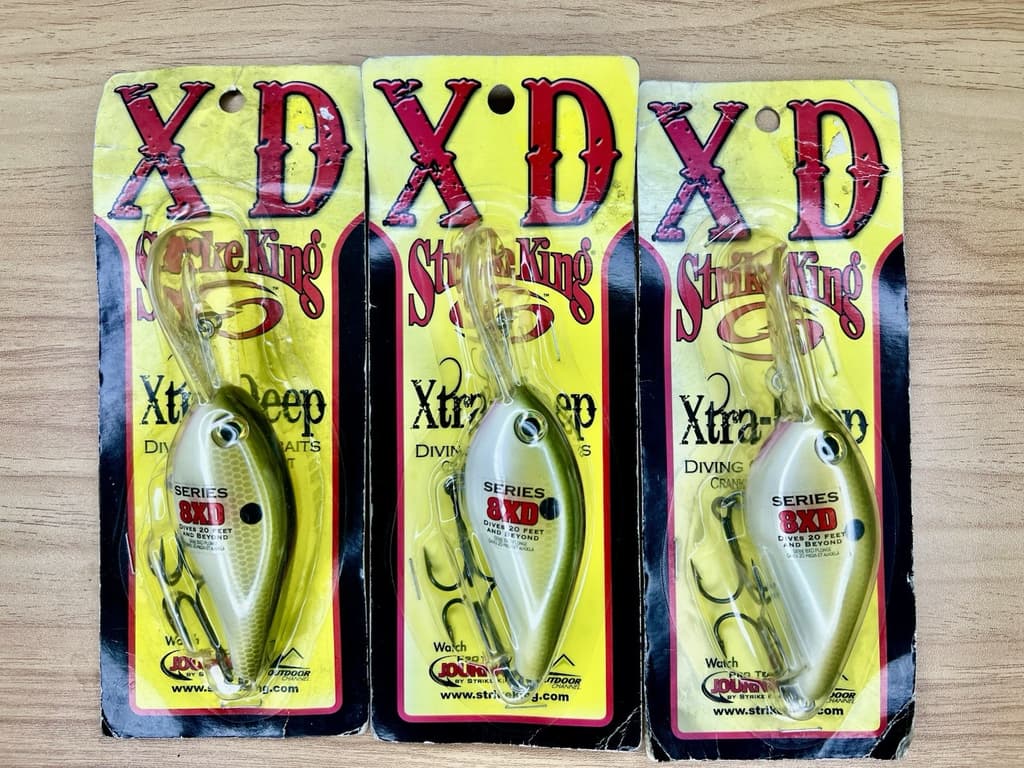 Strike King (Lot Of 3) 8XD Pro-Model Series Deep Diving Crankbaits Free Shipping - Image 7