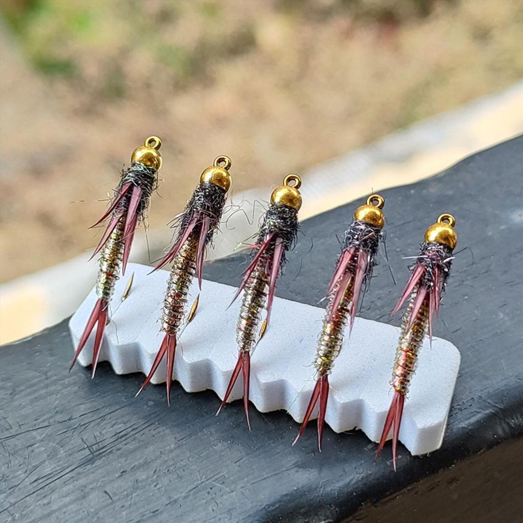 5 Pieces Fly Fishing Lure Artificial Hard Jig Fishing Accessories Realistic - Image 7
