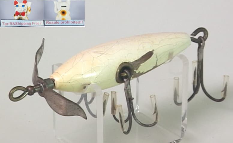 Tariff free/Heddon Wood 400 Killer (White) - 1905 Model Bass Fishing Lure - Image 1
