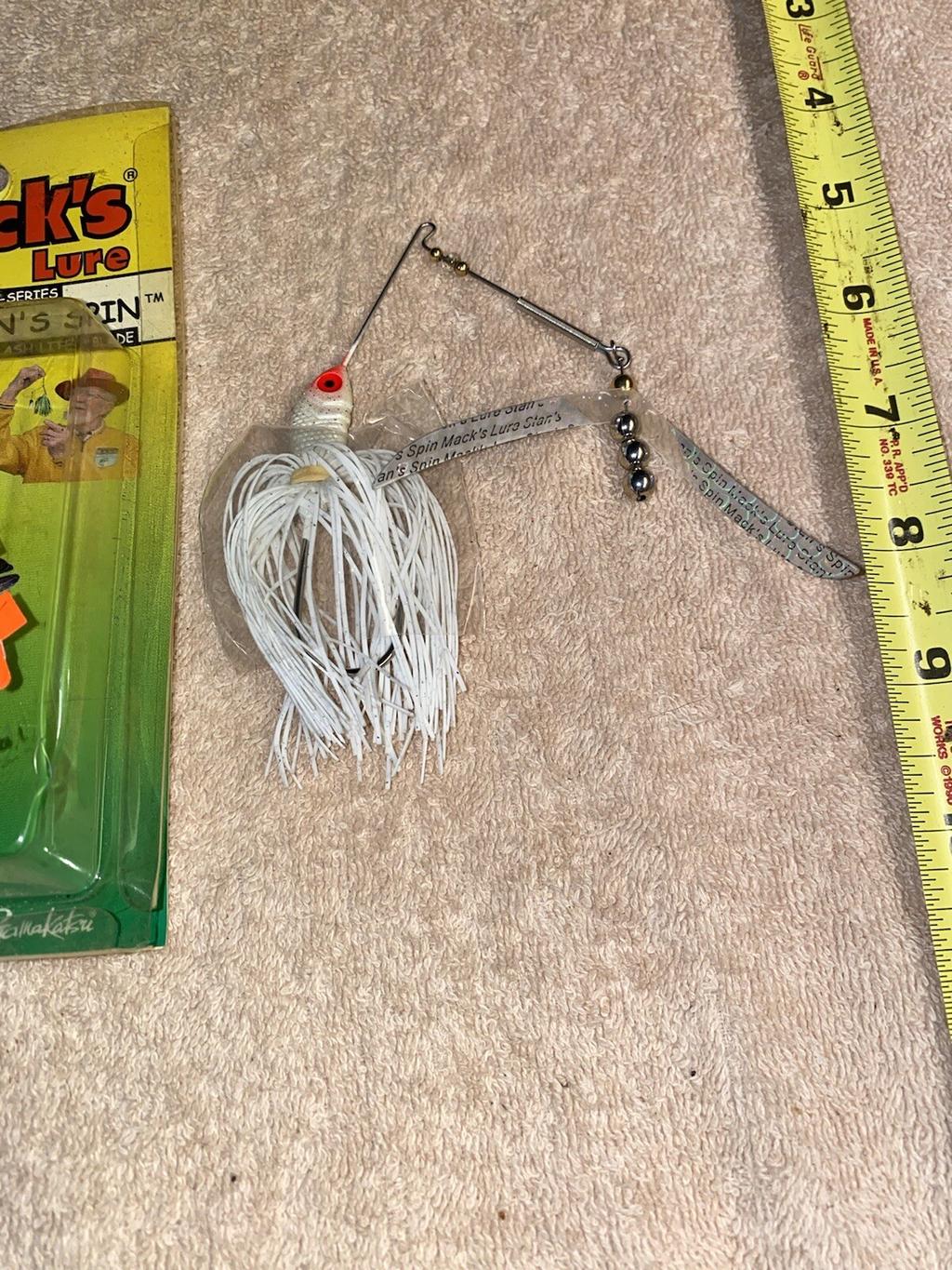 SUPER TUFF FIND!!Macks SPINNERBAIT!UNKNOWN 🎣 FUN OR COLLECT VINTAGE LURE!! - Image 10