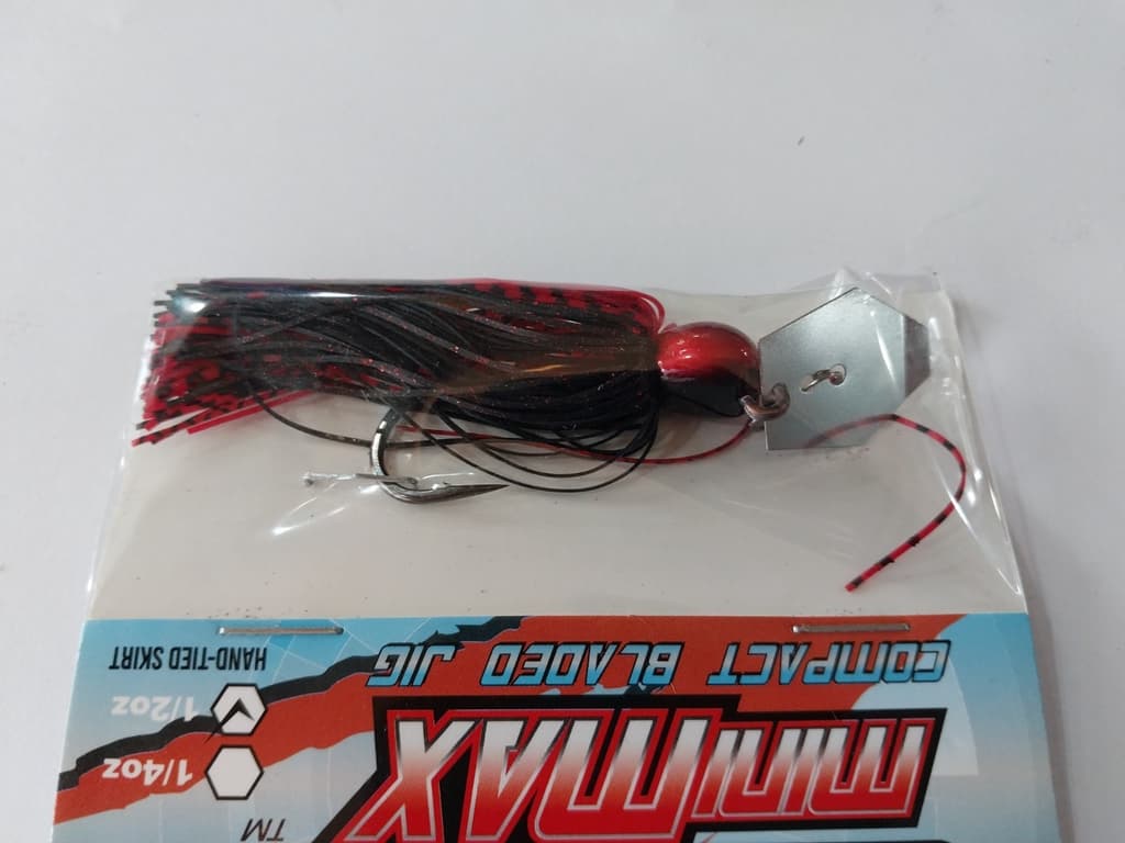 ZMan Chatterbait Mini Max 1/2oz Red Nightmare Fishing Lure - Image 7