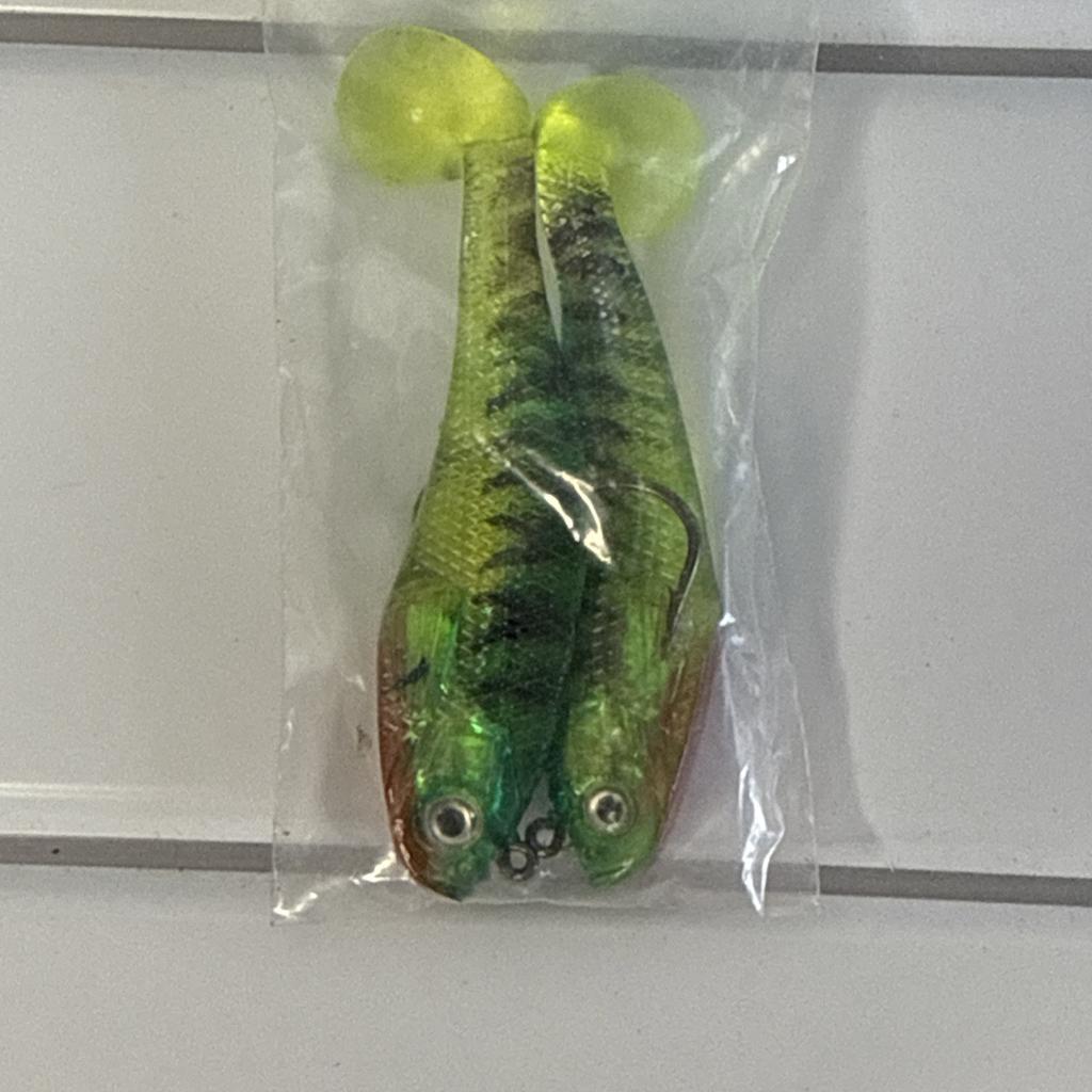 Creme Spoiler Shad 3" Swimbait FireTiger 2pk. - Image 9