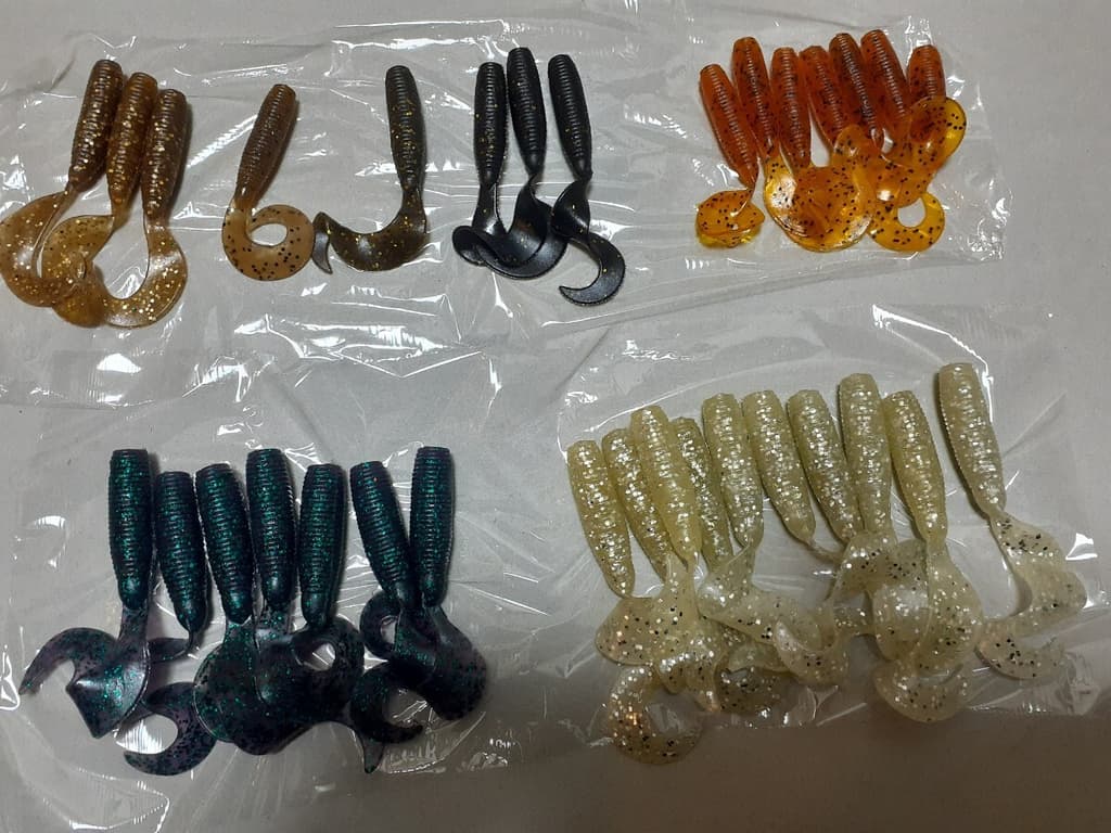 Gary Yamamoto Worm Set Single Tail Grub - Image 3