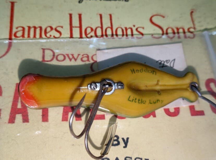 Heddon Little Luny Frog 3400 1928's Old Lure Ship From Japan - Image 4