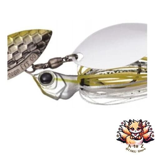 NEW Evergreen Spinnerbait D-Zone Fly Tandem Willow Leaf 1/4oz Chartreuse Shad - Image 1