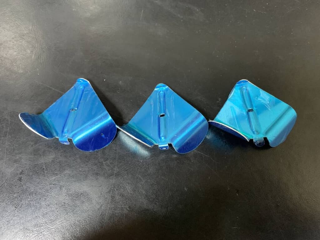 Buzzbait  Fset Aluminum Propeller Set   3 Width Approx. 49Mm Height 40Mm Protect - Image 1