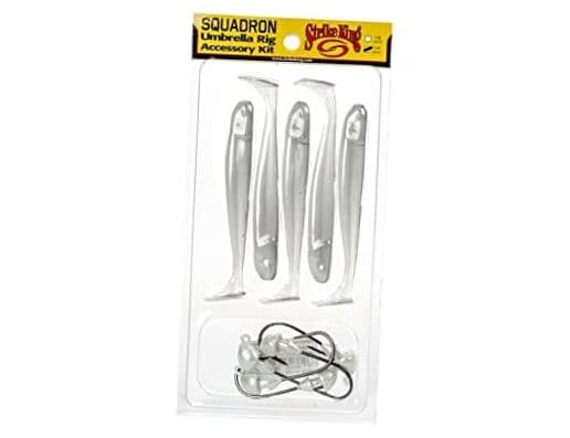  Squadron Umbrella Rig Kit 1/8oz Ghost Shad - Image 1
