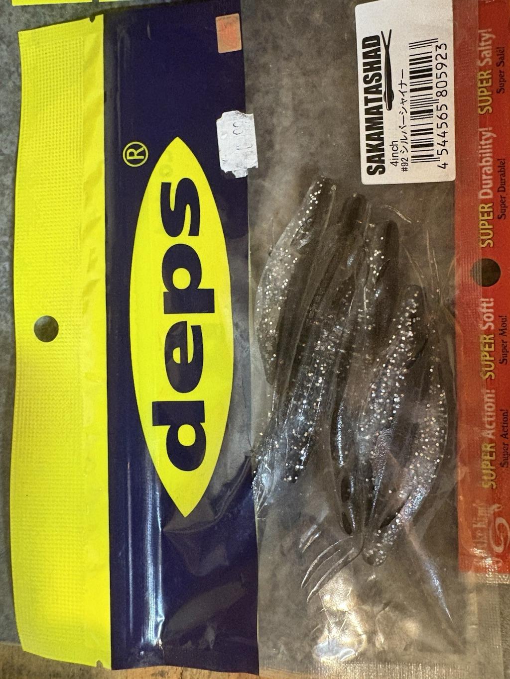 Deps sakamata shad And Strike King Baby Z Lot New - Image 2
