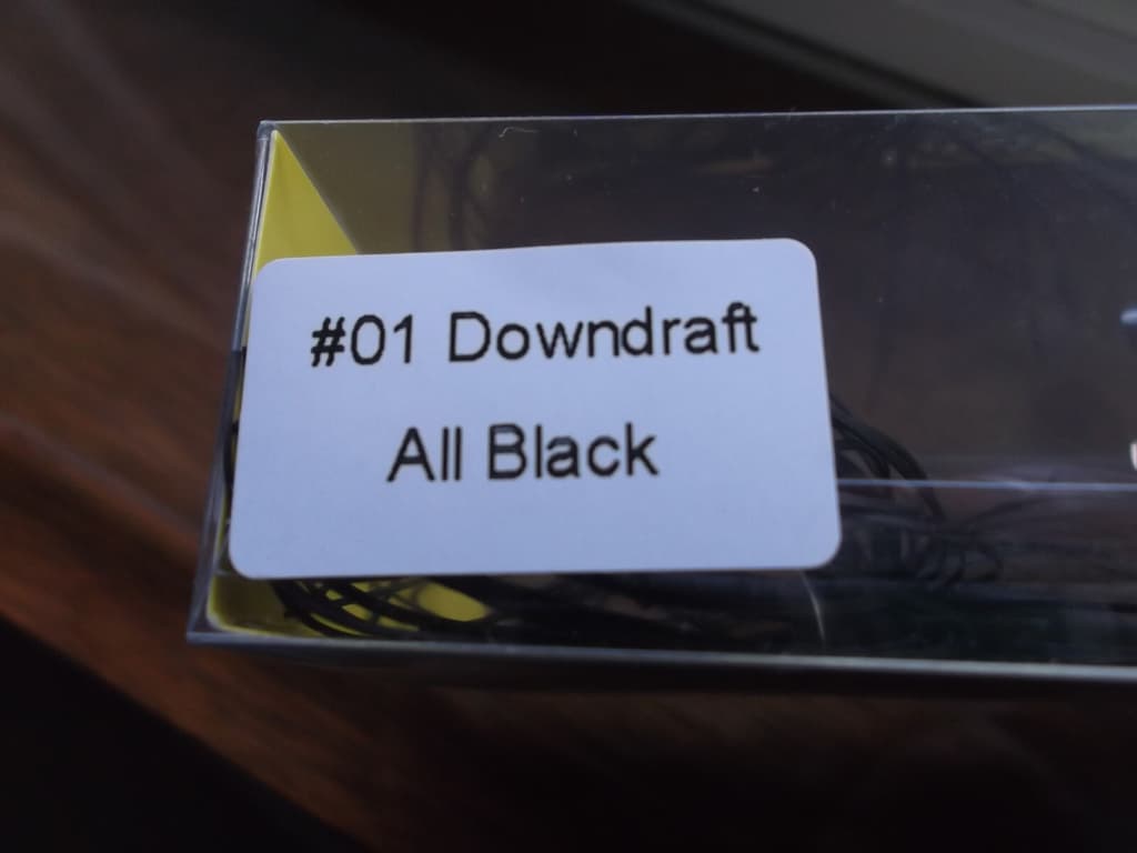 HM Custom Lures Teckel Quazkiller Twin Buzzbait 1/2oz. 01 All Black Downdraft - Image 3