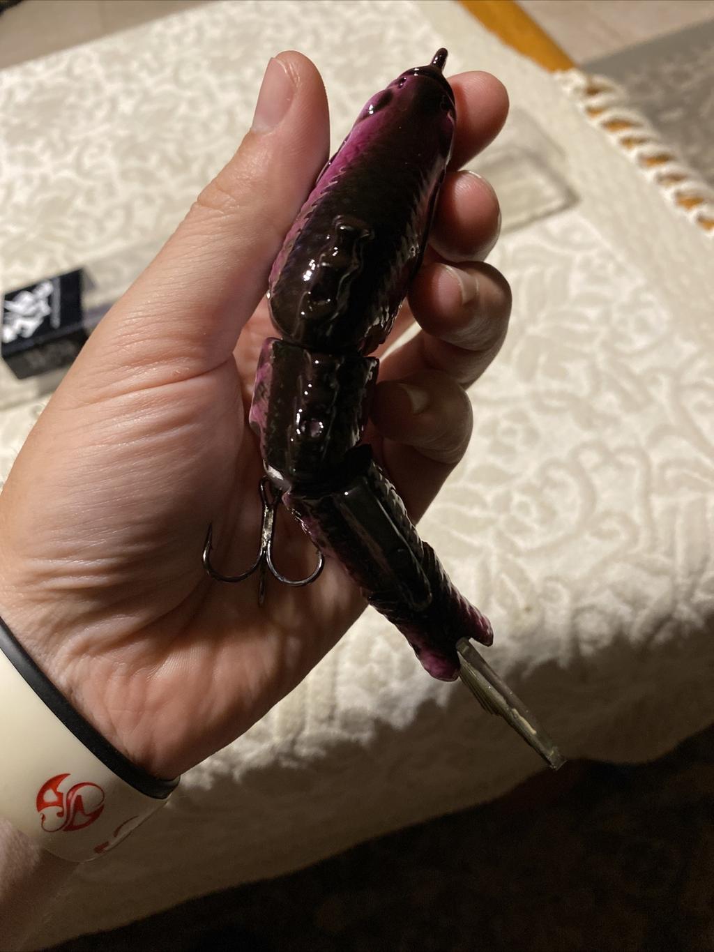 3:16 Lure Co. Swimbait 5 FS Gill Lot Of 2-(1) SS/(1)F BaitWorks Custom Color - Image 10