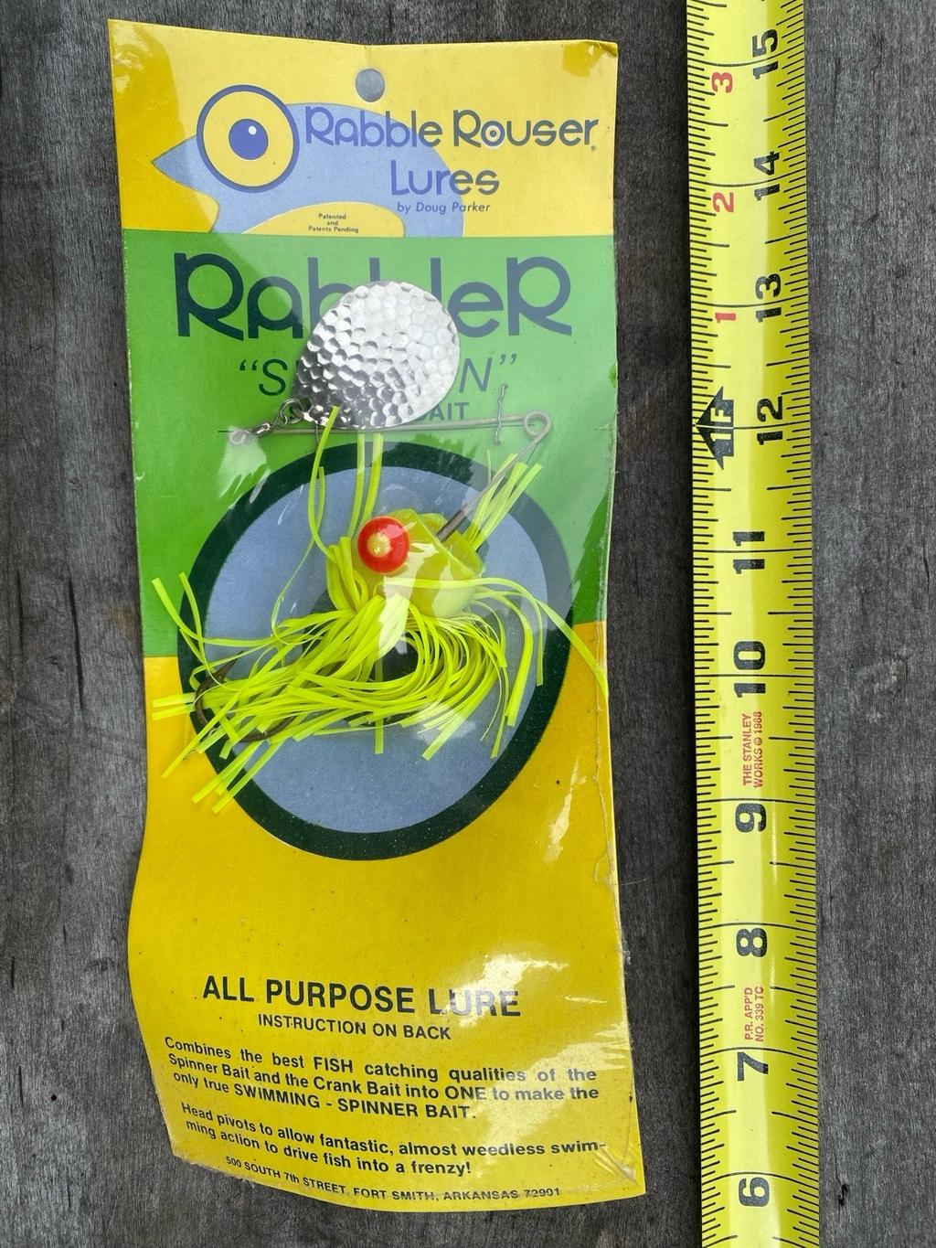 SUPER TUFF FIND!!UNKNOWN FISHING FUN 🤩RABBLE ROUSER SPINNERBAIT  🎣 LURE€ - Image 1