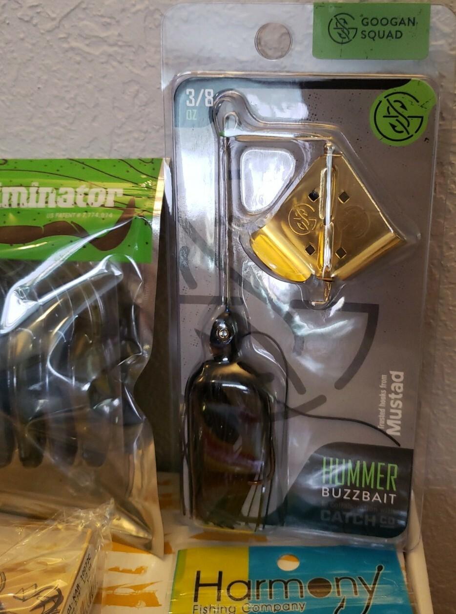 Bass Fishing lot Googan Squad Hummer Buzzbait harmony game changer big bite 🐟  - Image 5