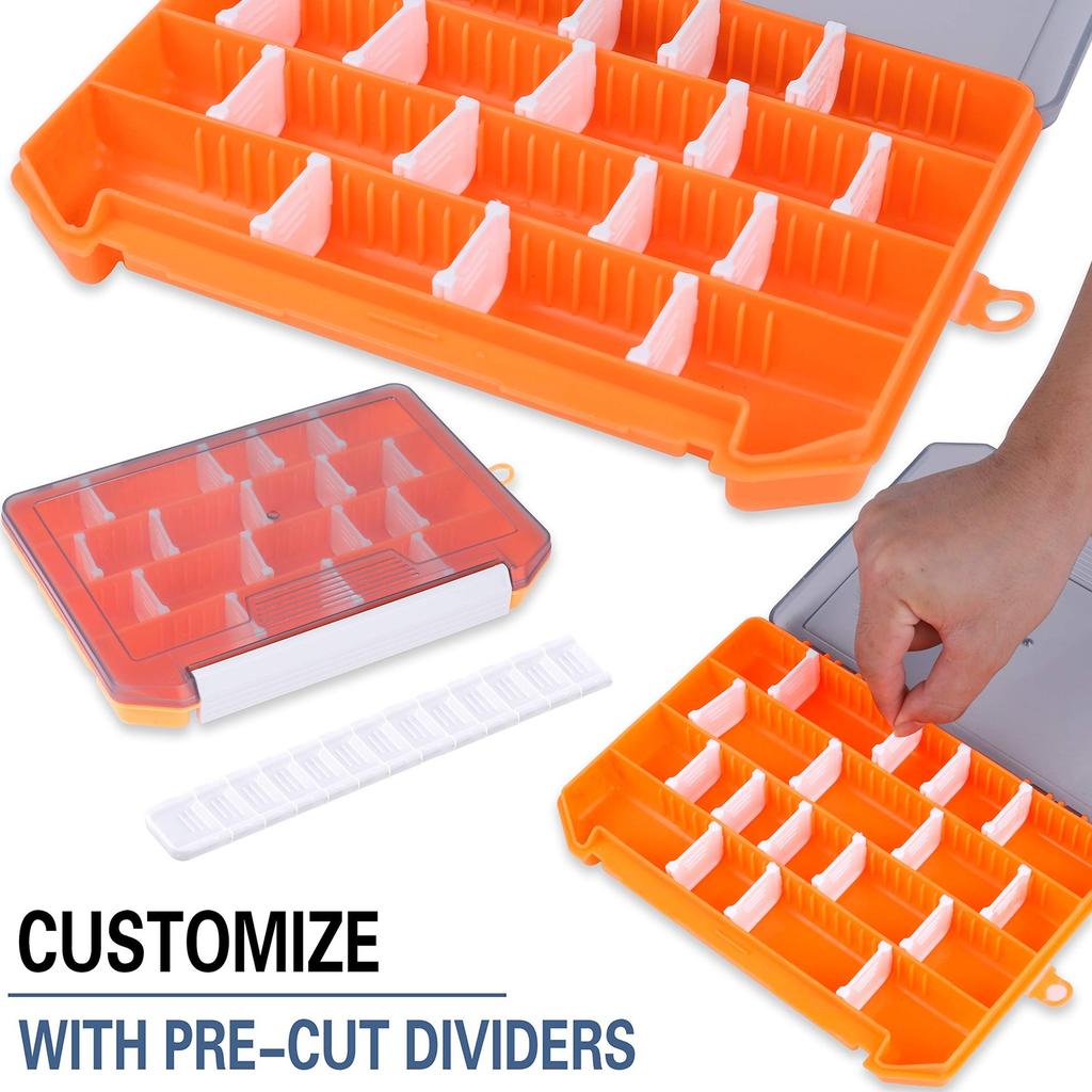 PLUSINNO Fishing Accessories Kit 263pcs Fishing Tackle Kit with Tackle Box In... - Image 6