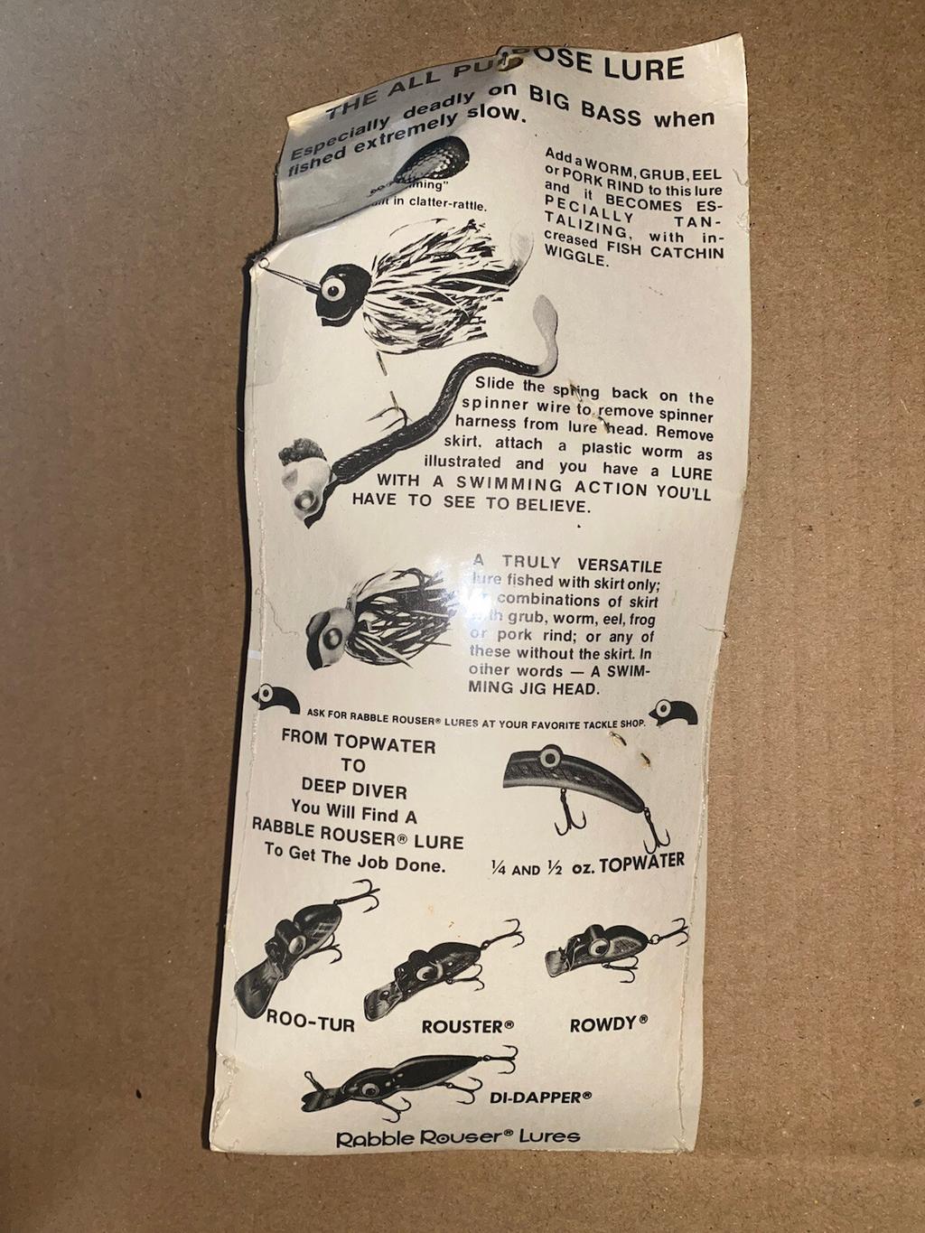 SUPER TUFF FIND!!UNKNOWN FISHING FUN 🤩RABBLE ROUSER SPINNERBAIT  🎣 LURE - Image 4