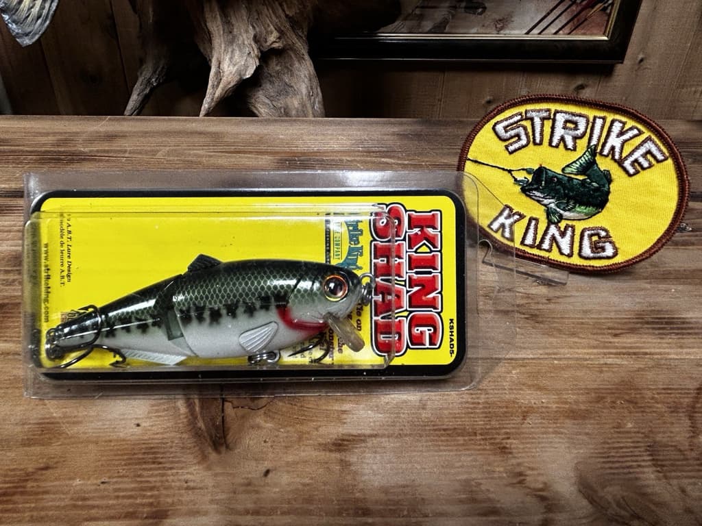 Vintage Strike King King Shad 4” Wake Bait Striper Bass Fishing Lure - Image 1