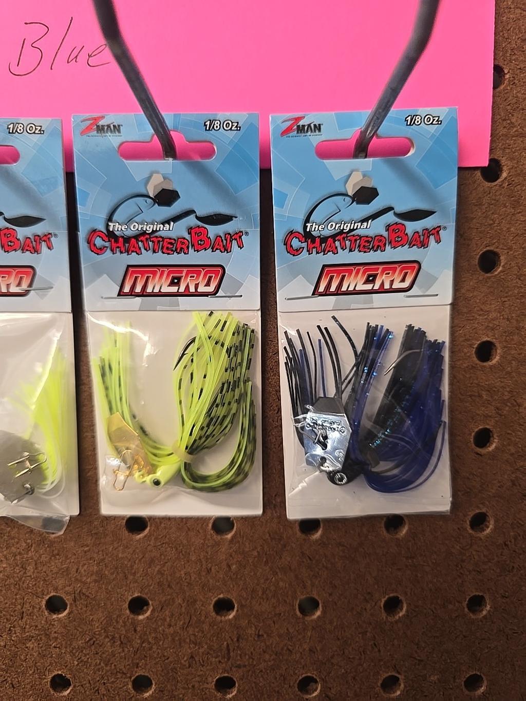 Z-Man ChatterBait Micro 1/8 oz. Small Bladed Swim Jig Crappie Lure 4 Pack - Image 3