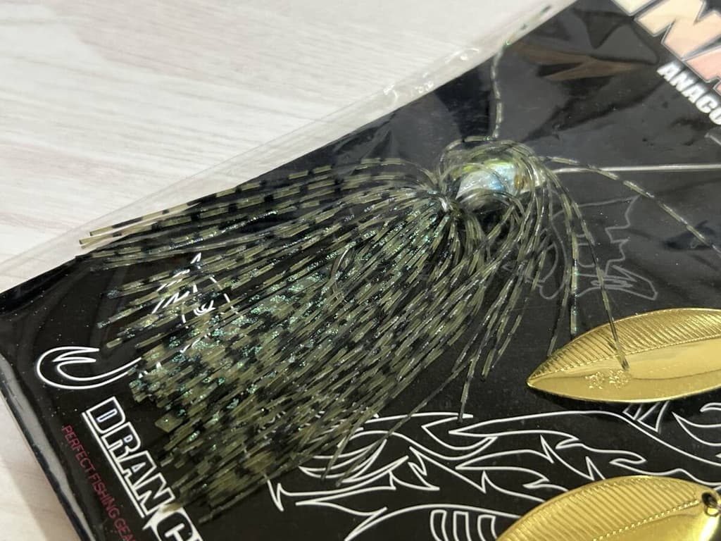 C New Dranckrazy Anaconda Head Spinnerbait INAZUMA 3/8oz 2 color set W1.08 - Image 3