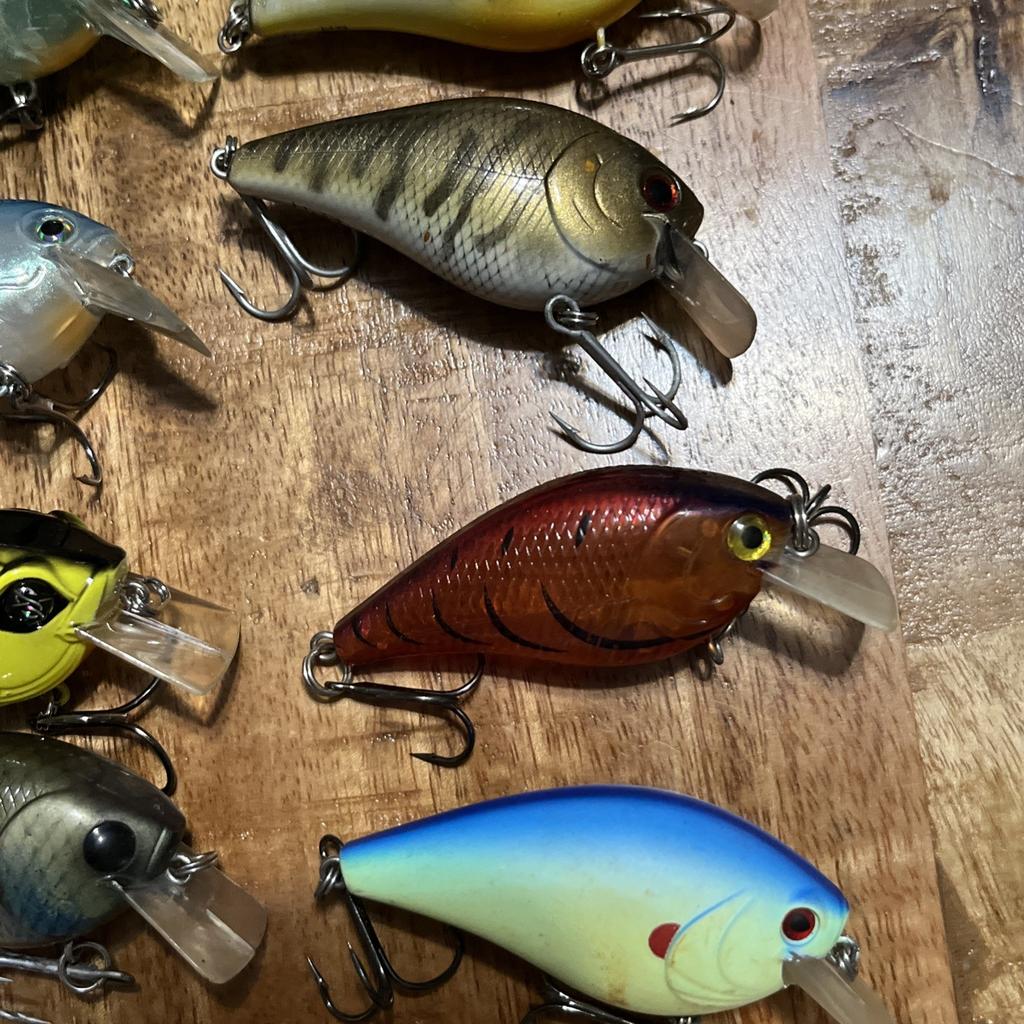 Lot Of 18 Squarebill Crankbaits Xcite Strike King Ark Unbranded No Combined Ship - Image 17