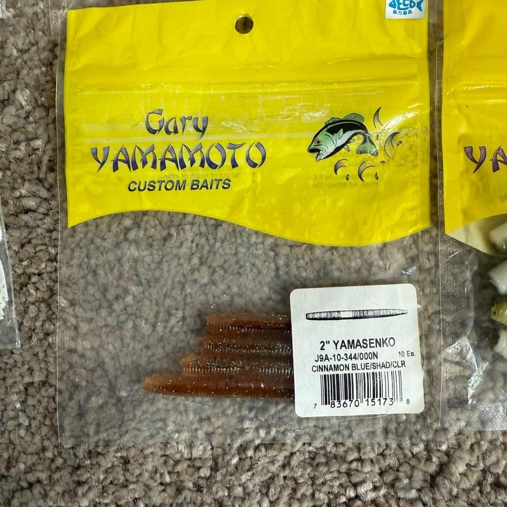 Gary Yamamoto soft lure set, Cut Tail, Yamasenko - Image 7