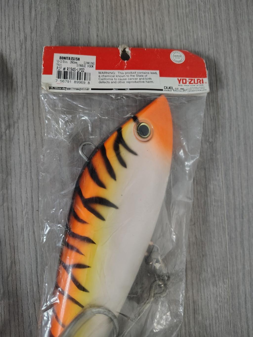 2 NOS NEW Yo-Zuri Bonita 10-3/8 Marlin/Tuna Lures/Small Tear On Packages - Image 2