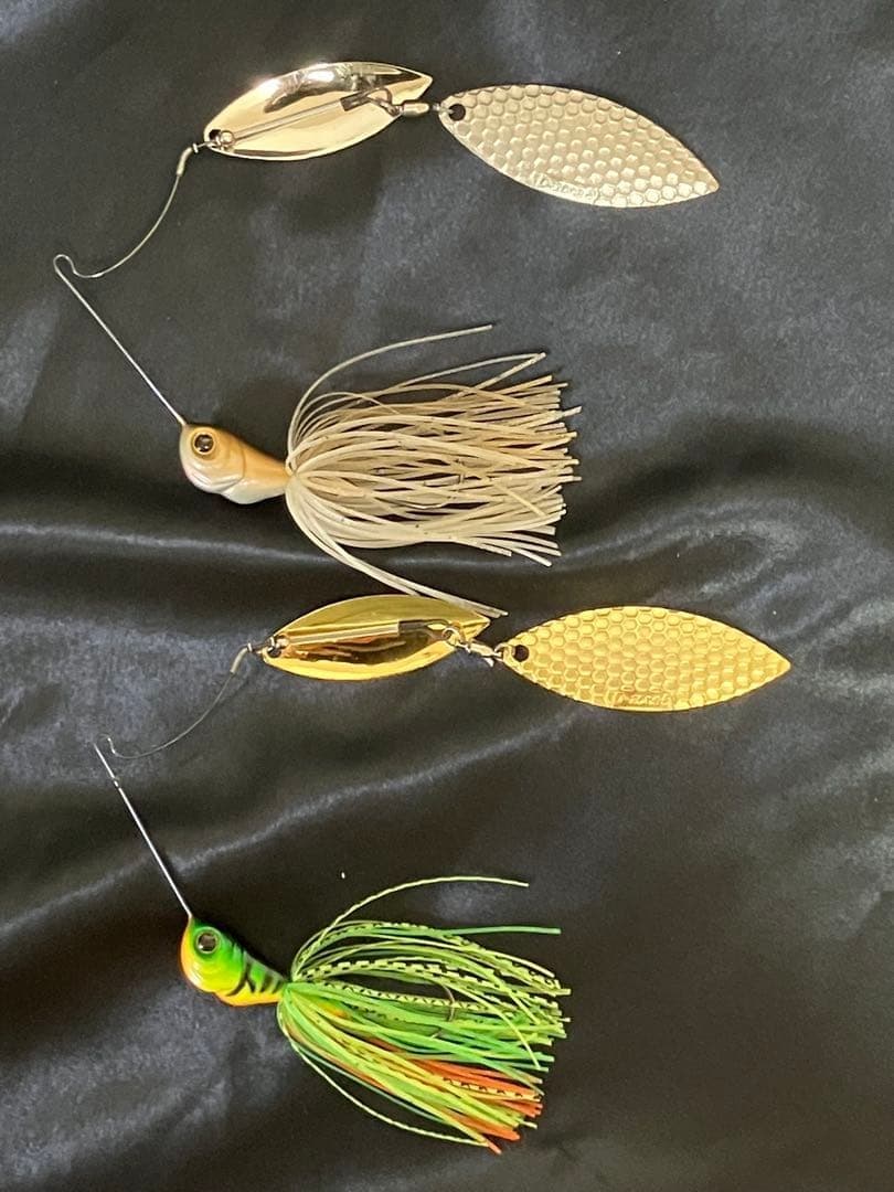 Evergreen D Zone Extreme Spinnerbait 3/4oz Gold/Green/Beige Set of 2 - Image 1