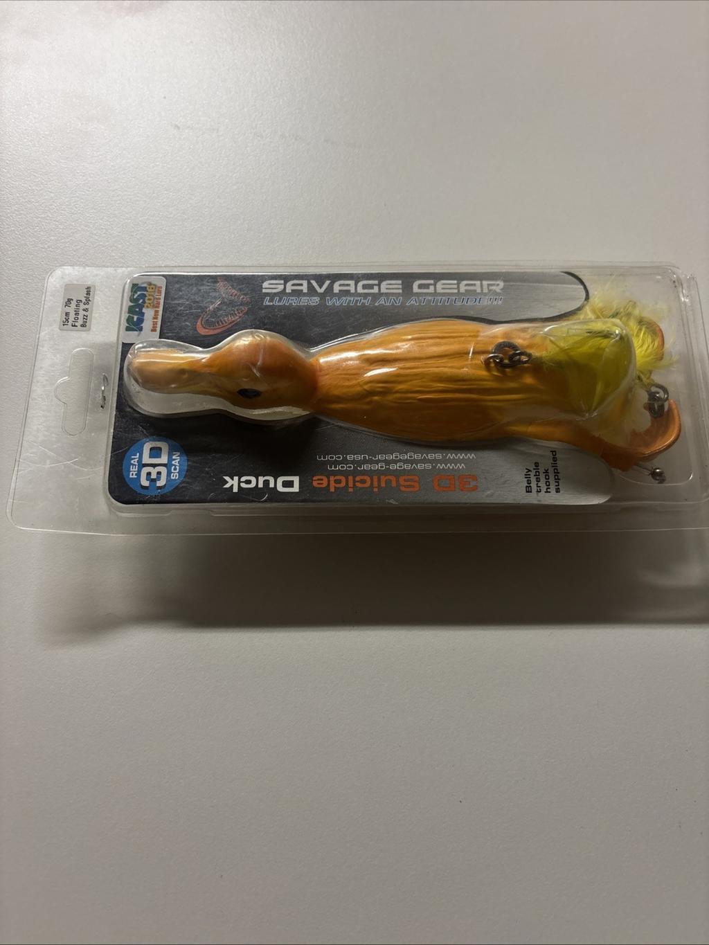 Savage Gear 3D Suicide Duck: Topwater/Wakebait/Buzzbait/Plopper D-150-YD - Image 2