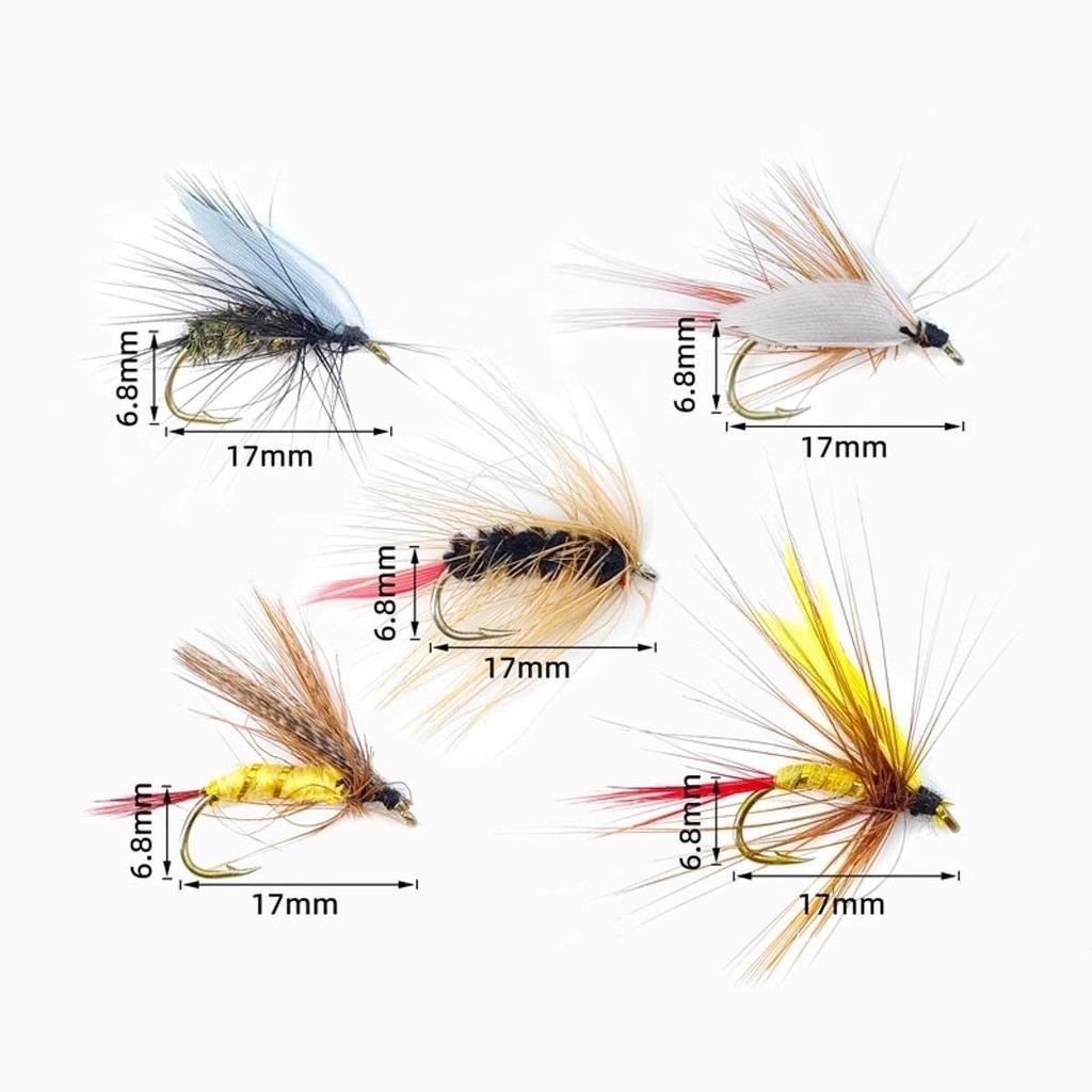 10x Fly Fishing Fly Fishing Accessories Fly Fishing Lures for Outdoor Bass - Image 7