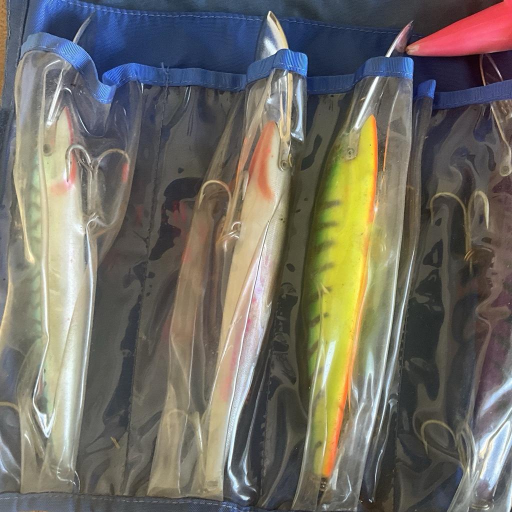 Saltwater Big Game Offshore Marlin, Maui, Wahoo, Dorado,Tuna Lures and Case - Image 9