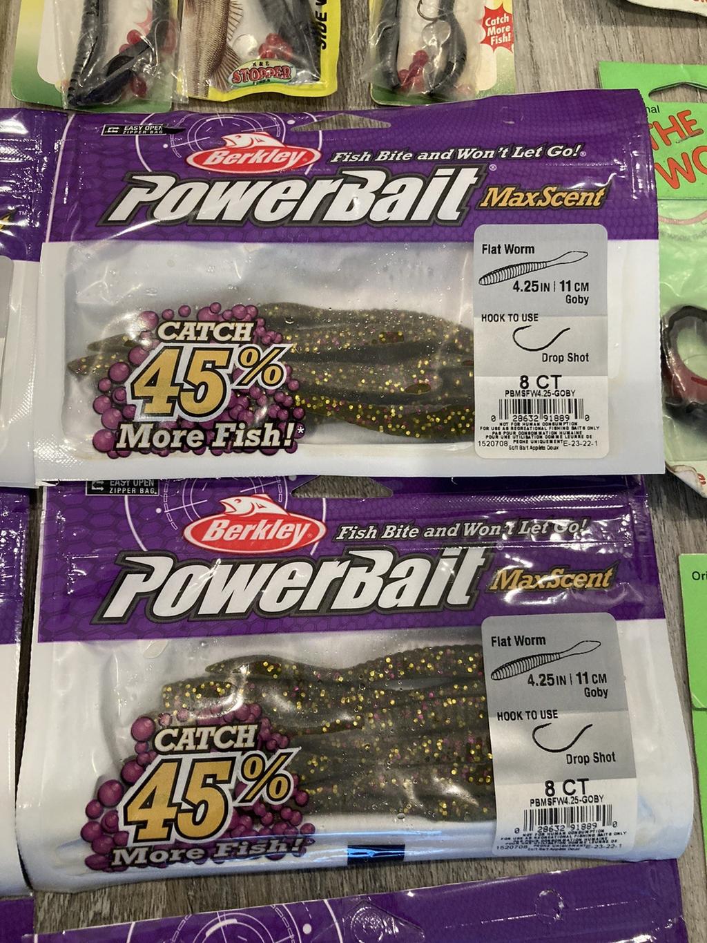 Lot of 48 Sealed Packs Mixed Soft Plastics - Kalin’s - PowerBait Mister Twister - Image 15
