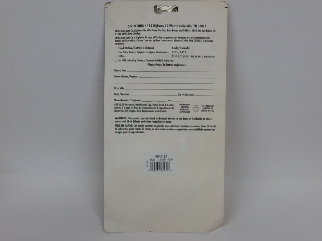 Strike King Bob Mehsikomer MAGNUM KING 2 oz HUGE! Spinnerbait White - Image 6