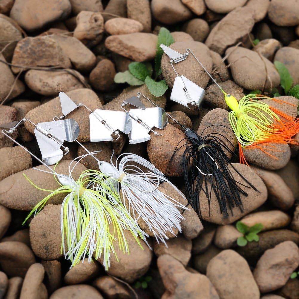 High-Quality 4PCS Buzzbait Set - Unique Sound and Reaction Strikes for Fishing - Image 6