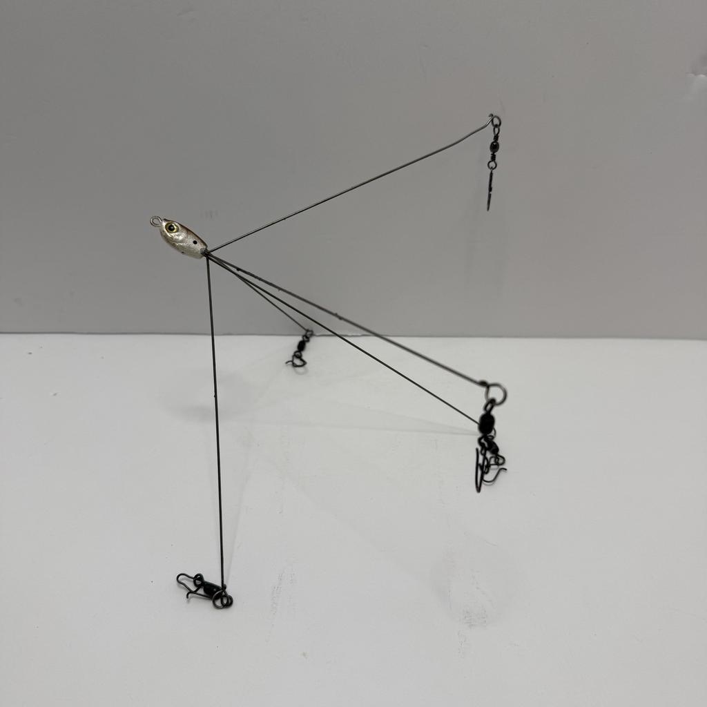 Lot of Fishing Lures, Treble Hooks, Bait, Floats and an Alabama Rig - Image 2