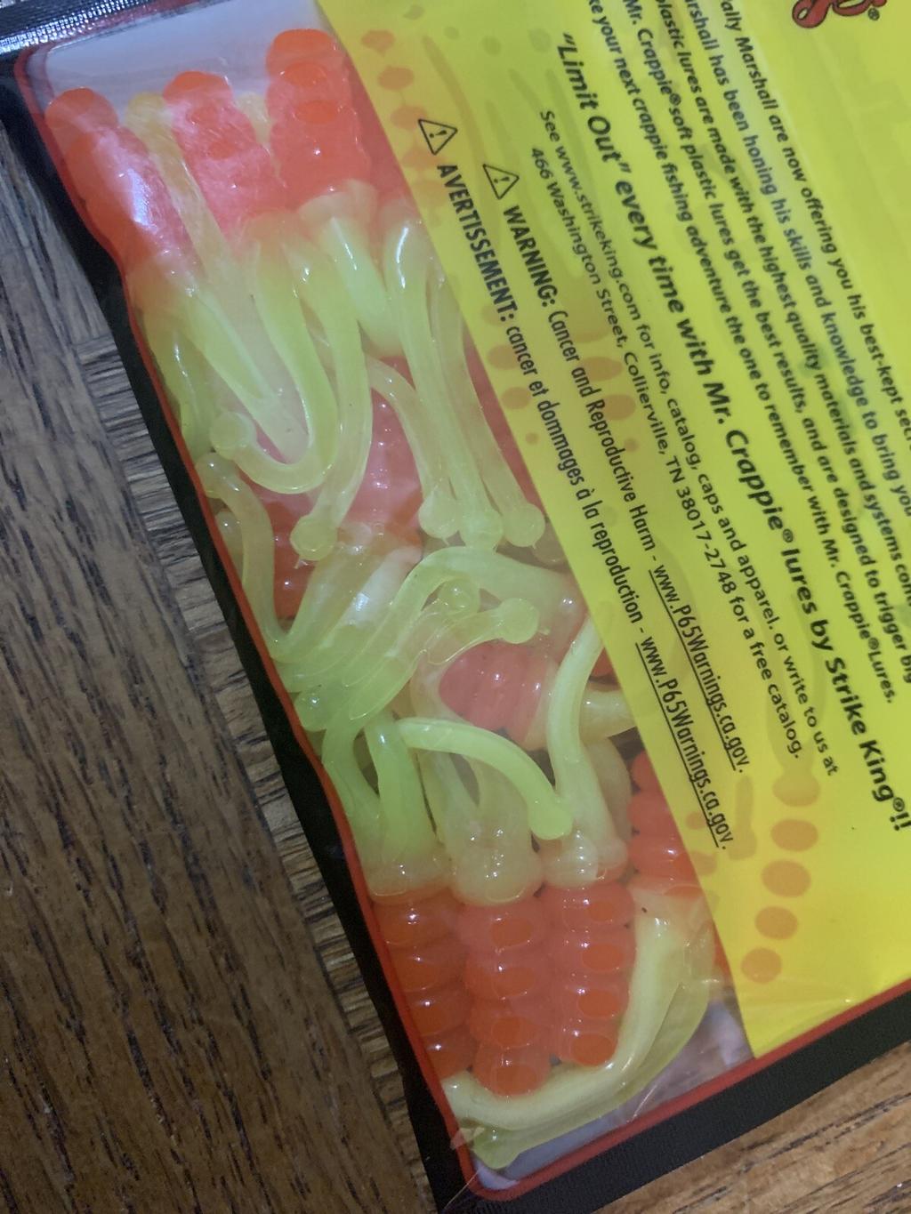 Mr. Crappie Strike King 2” Joker Osage Orange Glow - Image 6