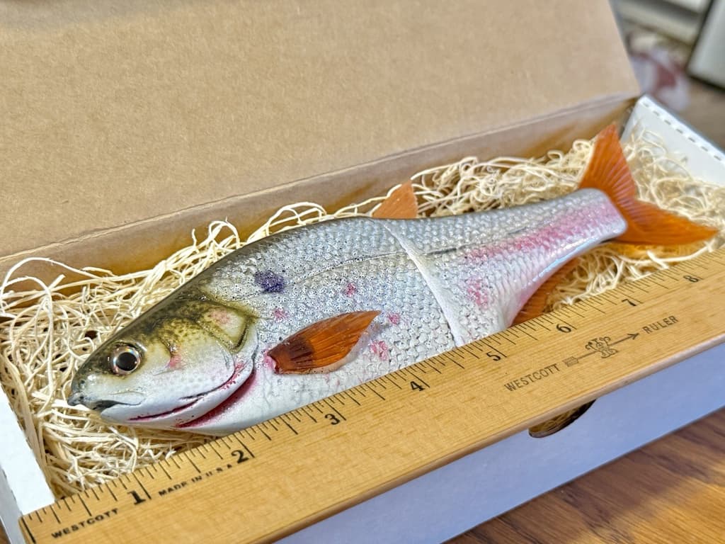 Authentic Hinkle Shad Swimbait / Glide Bait—Custom Painted (Brand New) - Image 3