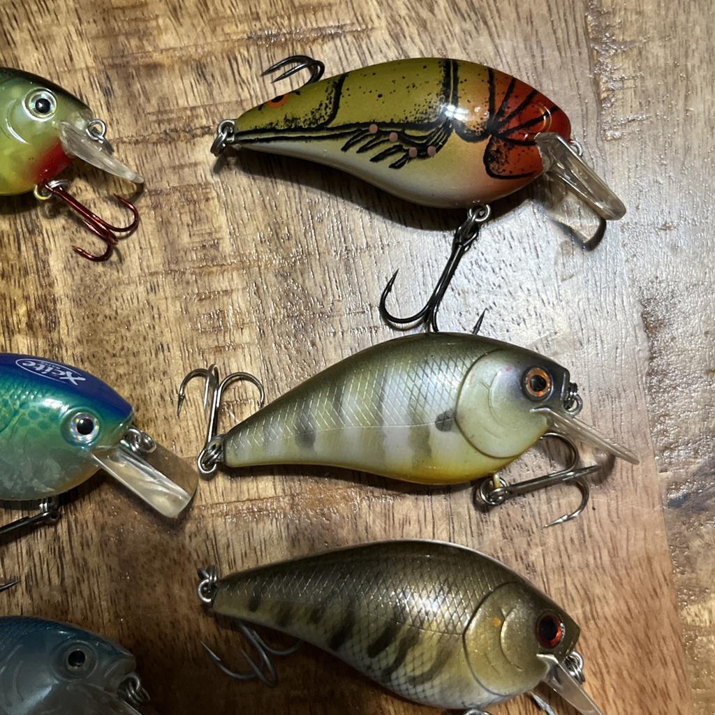 Lot Of 18 Squarebill Crankbaits Xcite Strike King Ark Unbranded No Combined Ship - Image 18