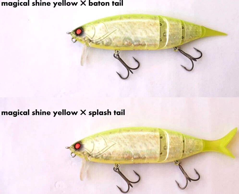 weeble YATTABAIT Tech Magical Shine Yellow 1.65oz Swimbait Floating NEW Japan - Image 3