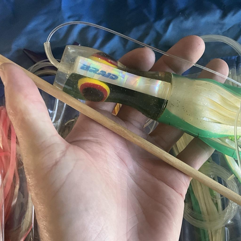 Saltwater Big Game Offshore Marlin, Maui, Wahoo, Dorado,Tuna Lures and Case - Image 3