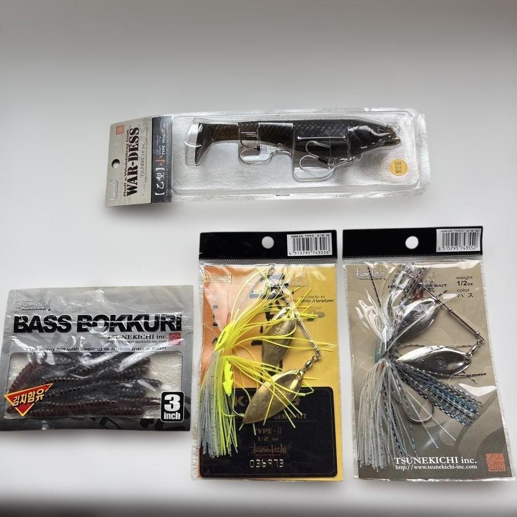 Tsune-kichi (Wobble Shad, Spinnerbait) & Worm - Image 1