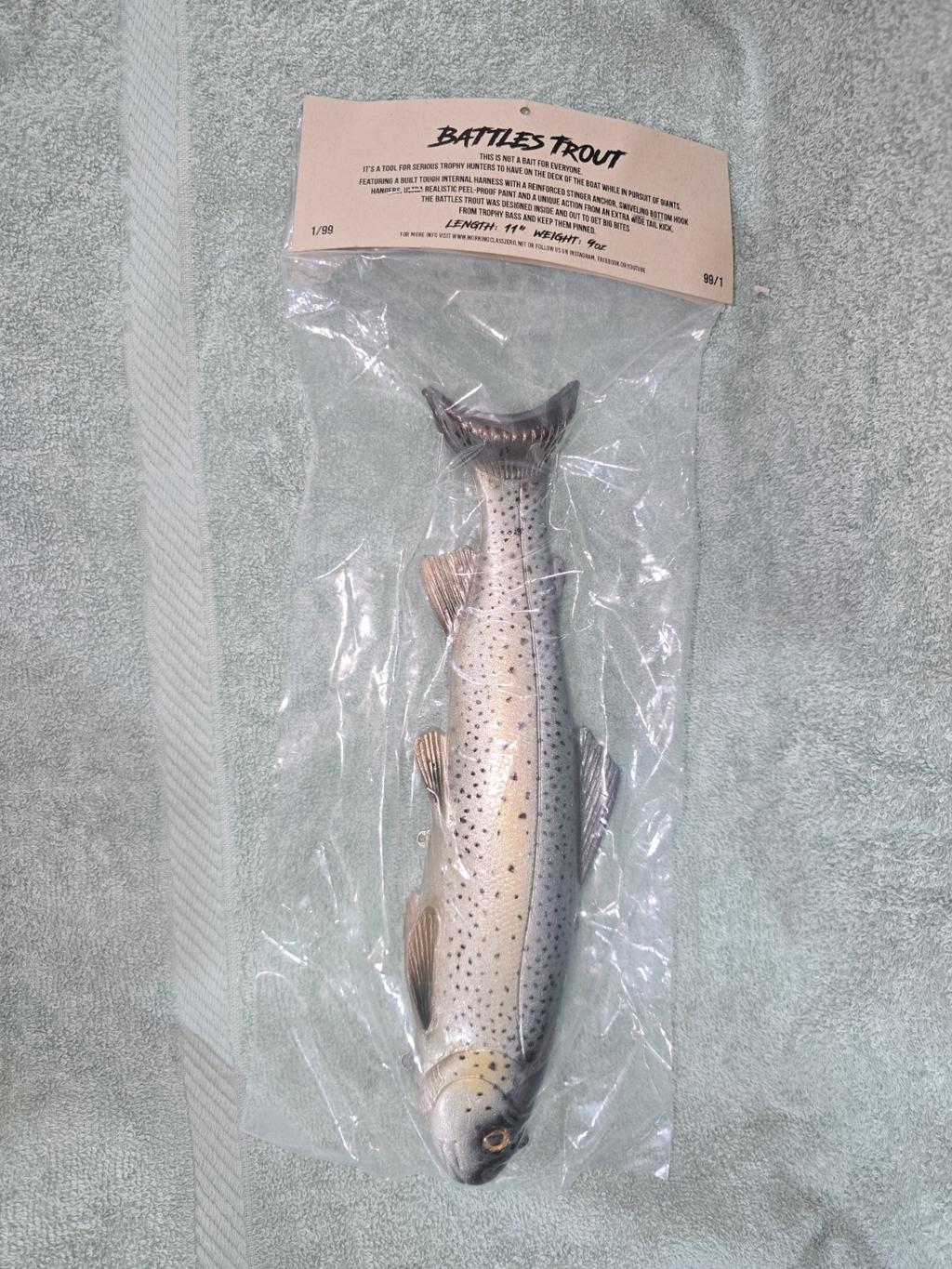 Working Class Zero RARE 11” Battles trout discontinued Swimbait By WCZ - Image 7