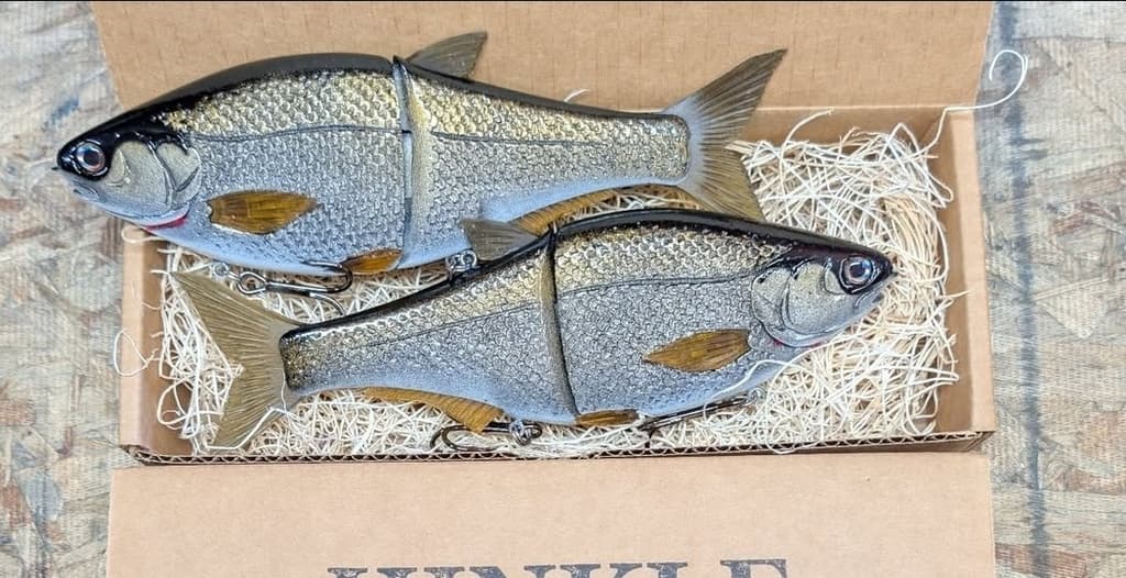 Hinkle Shad Swimbait Andrew Hinkle, Golden Shiner - Image 1