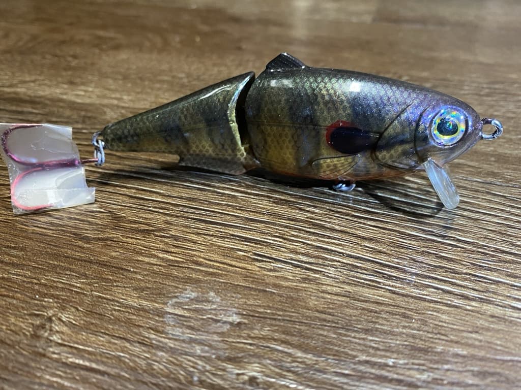 (2) Custom Painted Strike King- King Shad - Image 6