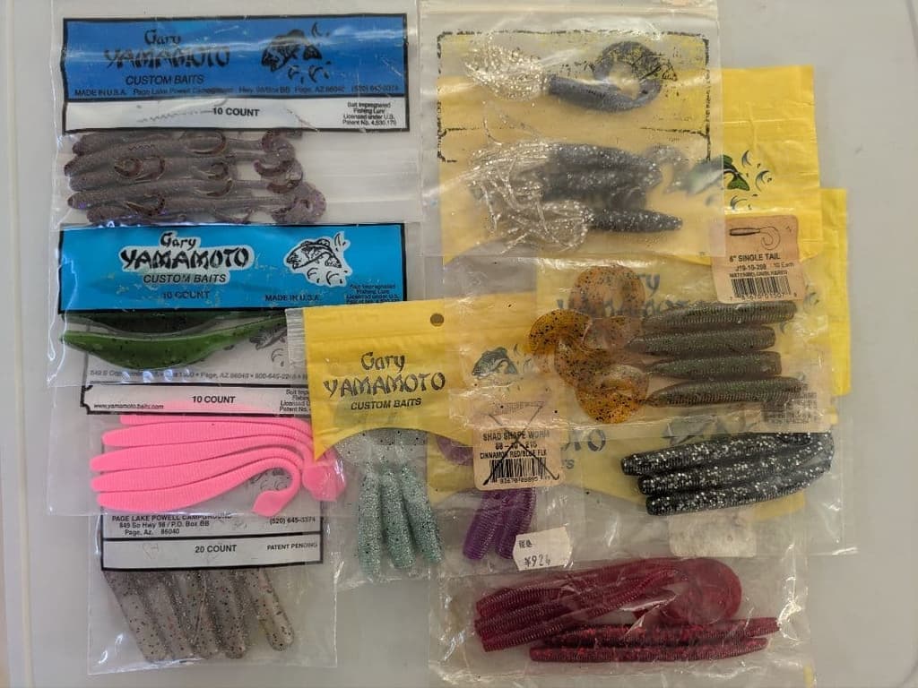 Gary Yamamoto Worms Bulk Worm Set - Image 1