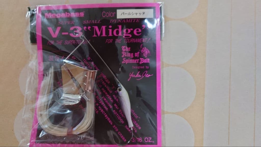 Fishing Lure V-3 Midge Spinnerbait Buzzbait Set of 6 - Image 3