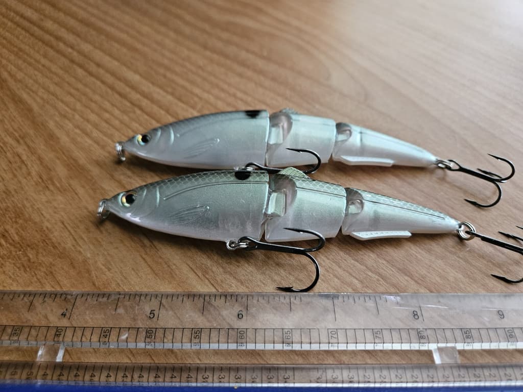 (2) Strike King Sexy Swimmer Jointed Swimbait Fishing Lures, DISCONTINUED  - Image 3